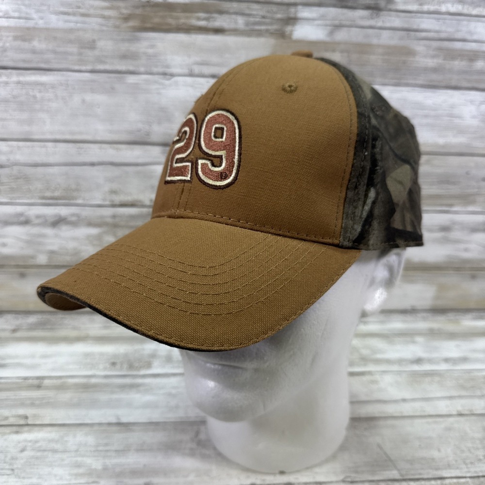Vtg Chase Kevin Harvick RealTree #29 Racing Camouflage Hat Cap